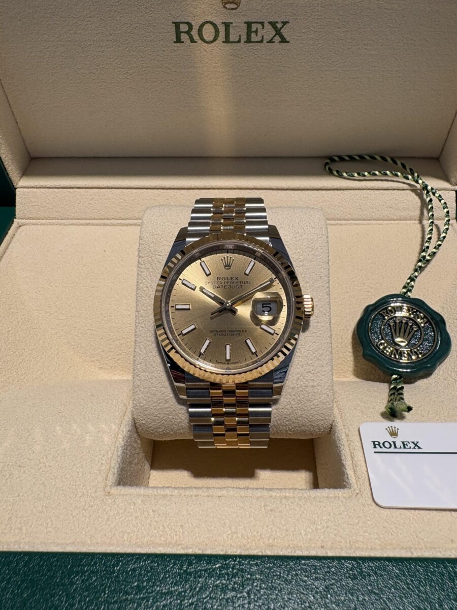 Rolex Datejust 36mm Oyster steel & 18K Yellow Gold Ref.126233 | Gothelf A. Watches — 4