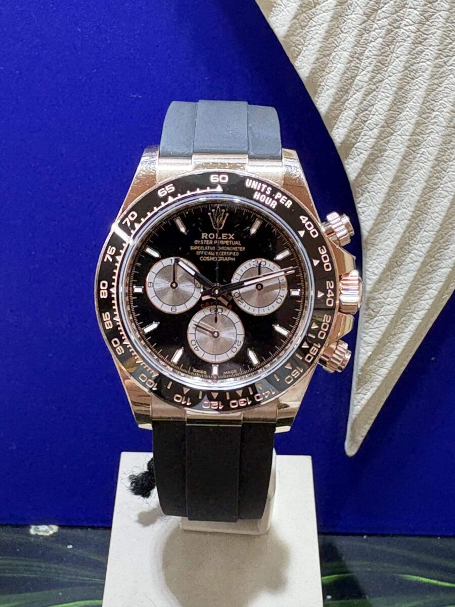 Rolex Daytona Cosmograph Everose Black & Sundust Dial ref.126515 Pre-owned 2024 | Gothelf A. Watches — 4