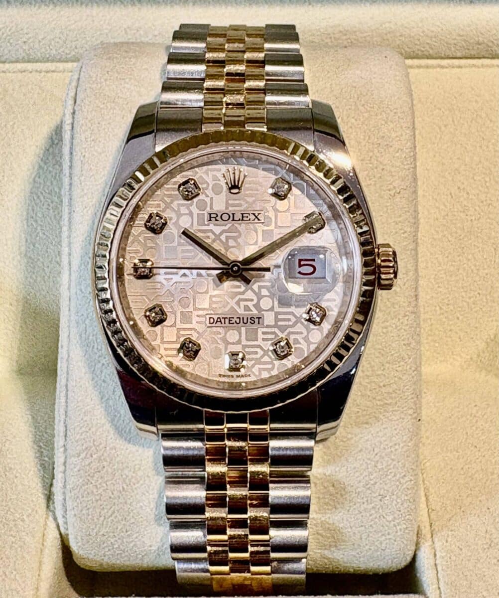 Rolex Datejust Steel and 18k Yellow Gold 36mm Computer Diamonds Dial ref.116233 Jubilee Bracelet | Gothelf A. Watches