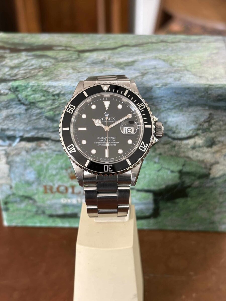 Rolex Submariner 16610 Date 1997 Tritium Dial+Rolex Papers | Gothelf A. Watches — 2