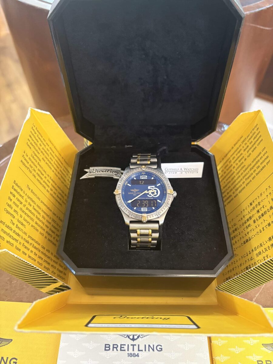 Breitling Aerospace Limited edition 50th Anniversry Israel Titanium & 18k Gold Ref.f65062 | Gothelf A. Watches — 4
