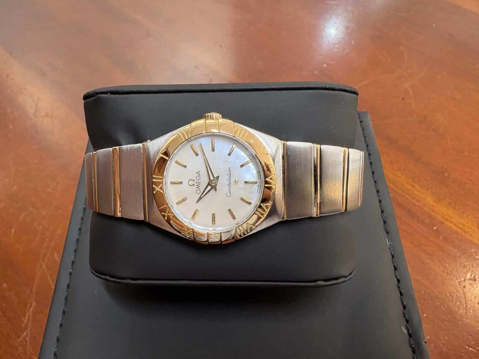 OMEGA Constellation 28mm Ladies MOP Dial Steel and 18k gold ref.131.20.28.60.05.002 | Gothelf A. Watches — 4