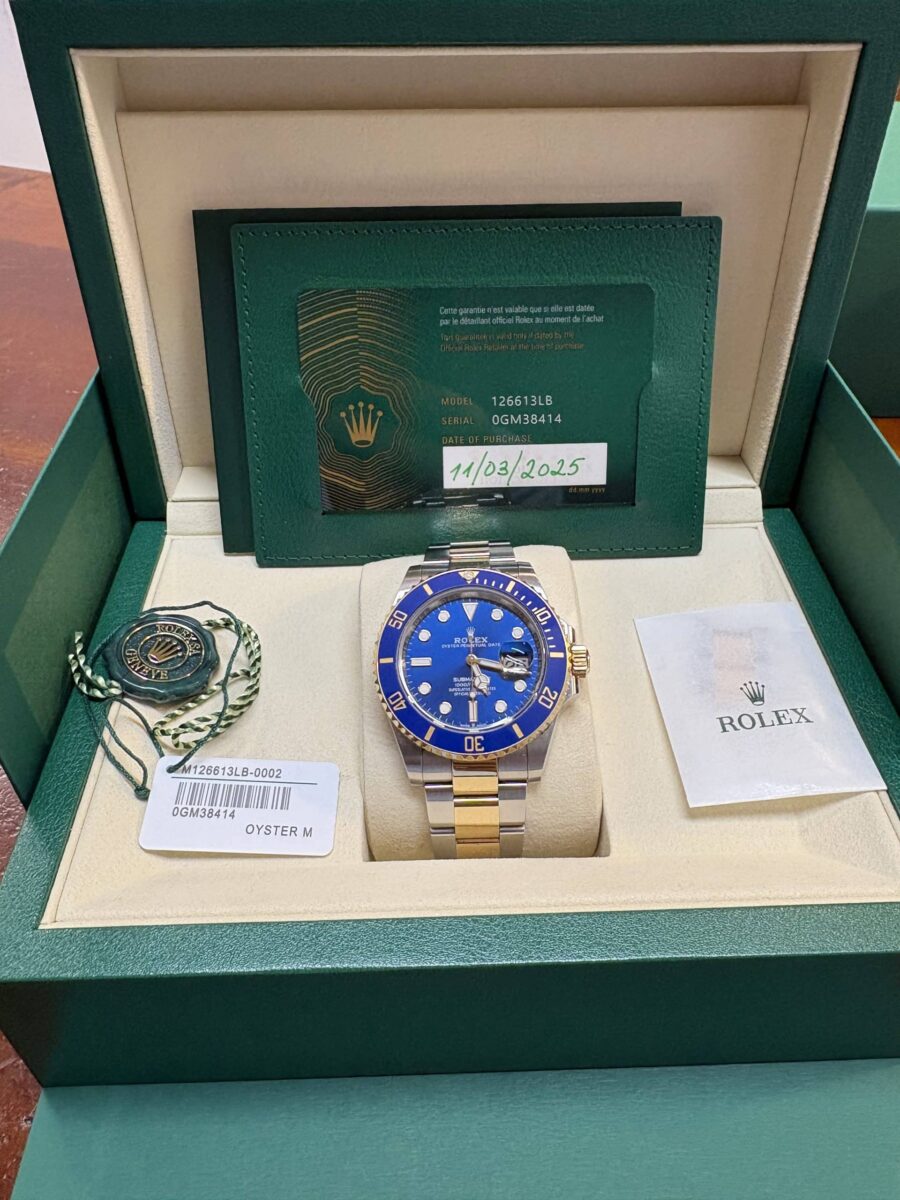 Rolex Submariner Date Oystersteel & Yellow Gold Blue Dial ref.126613 | Gothelf A. Watches — 2