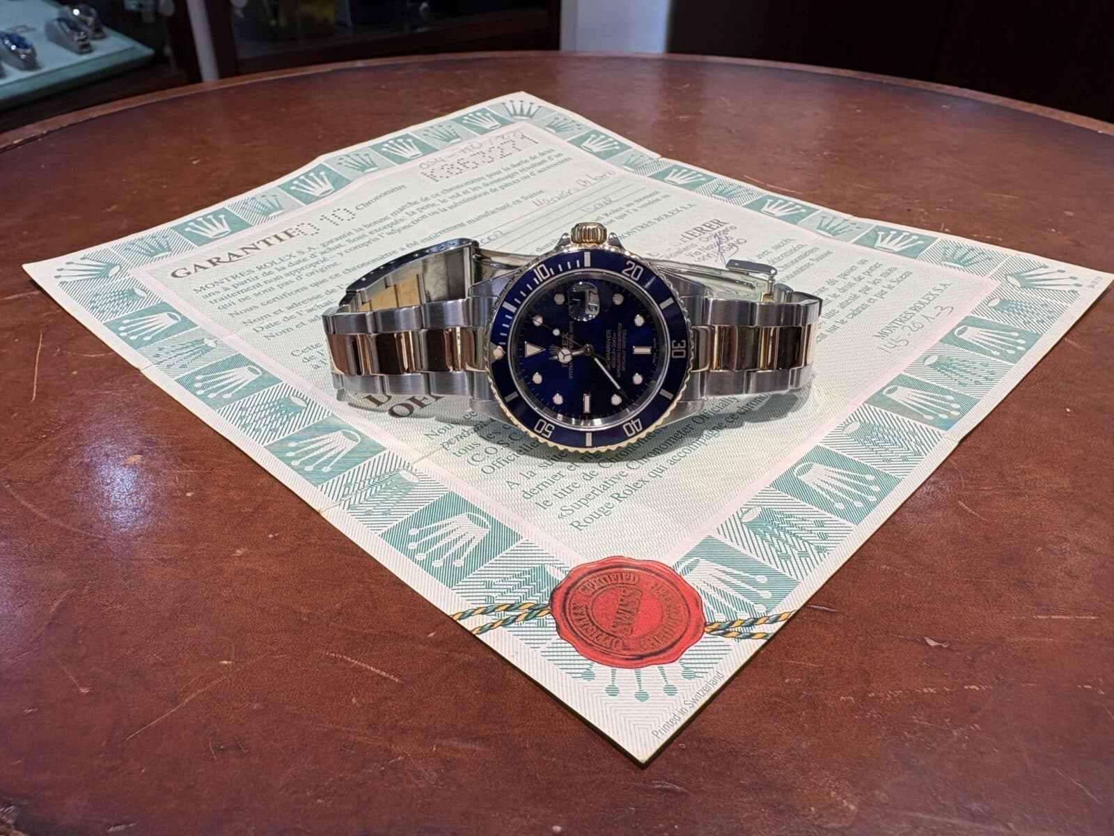 Rolex Submariner two tone Blue dial ref.16613 from 2002 | Gothelf A. Watches — 5