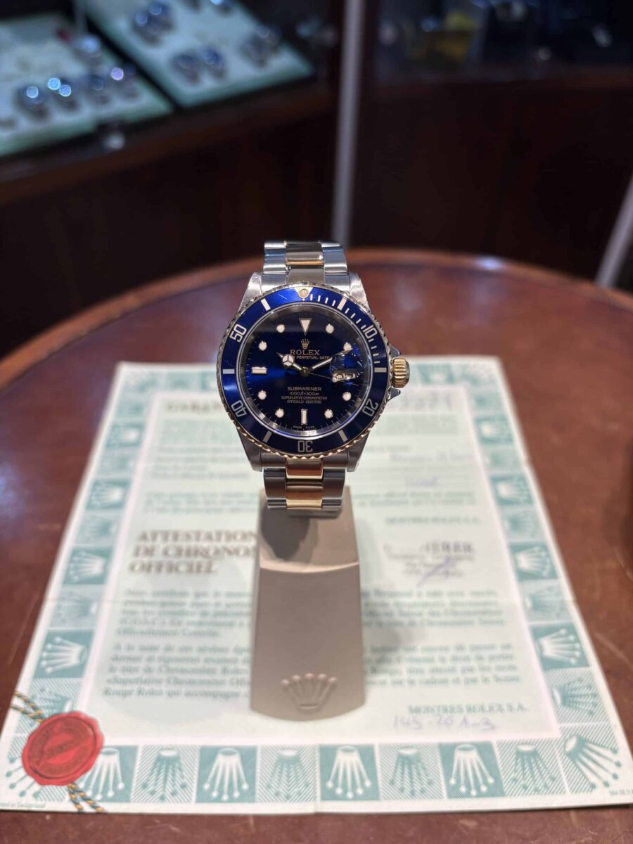 Rolex Submariner two tone Blue dial ref.16613 from 2002 | Gothelf A. Watches — 4