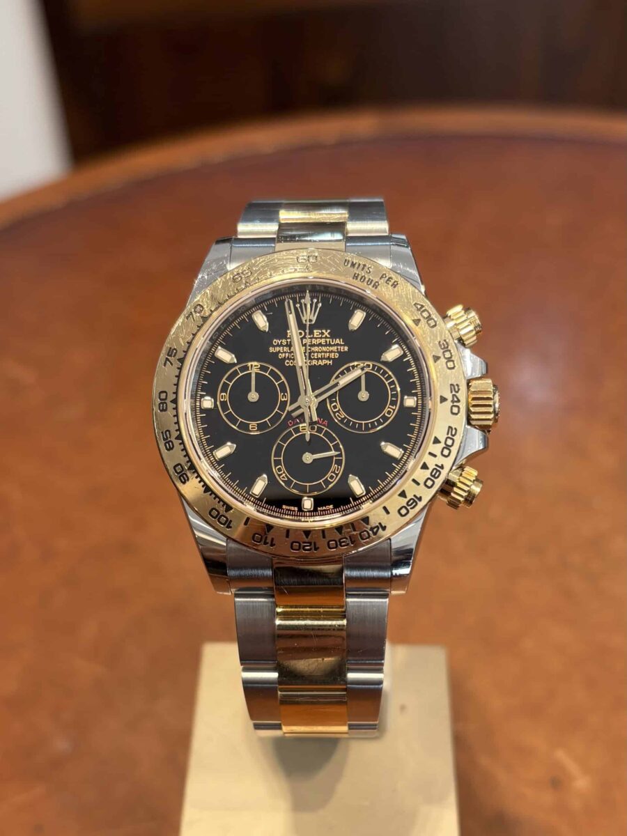 Rolex Daytona Cosmograph Oyster steel and 18k Yellow Gold ref.116503 Pre-owned 2019 | Gothelf A. Watches