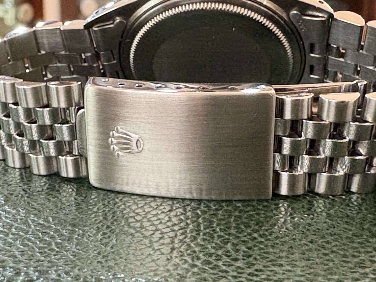 Rolex Datejust 36mm Vintage Steel Ref.1603 Black dial 1977+Papers!! | Gothelf A. Watches — 4