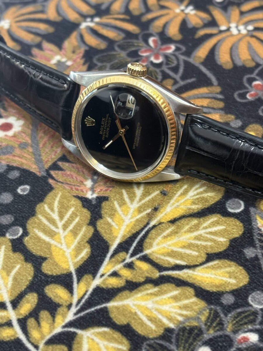 Rolex Datejust Oyster 36mm steel and Yellow Gold Bezel “Onix” Dial | Gothelf A. Watches — 6