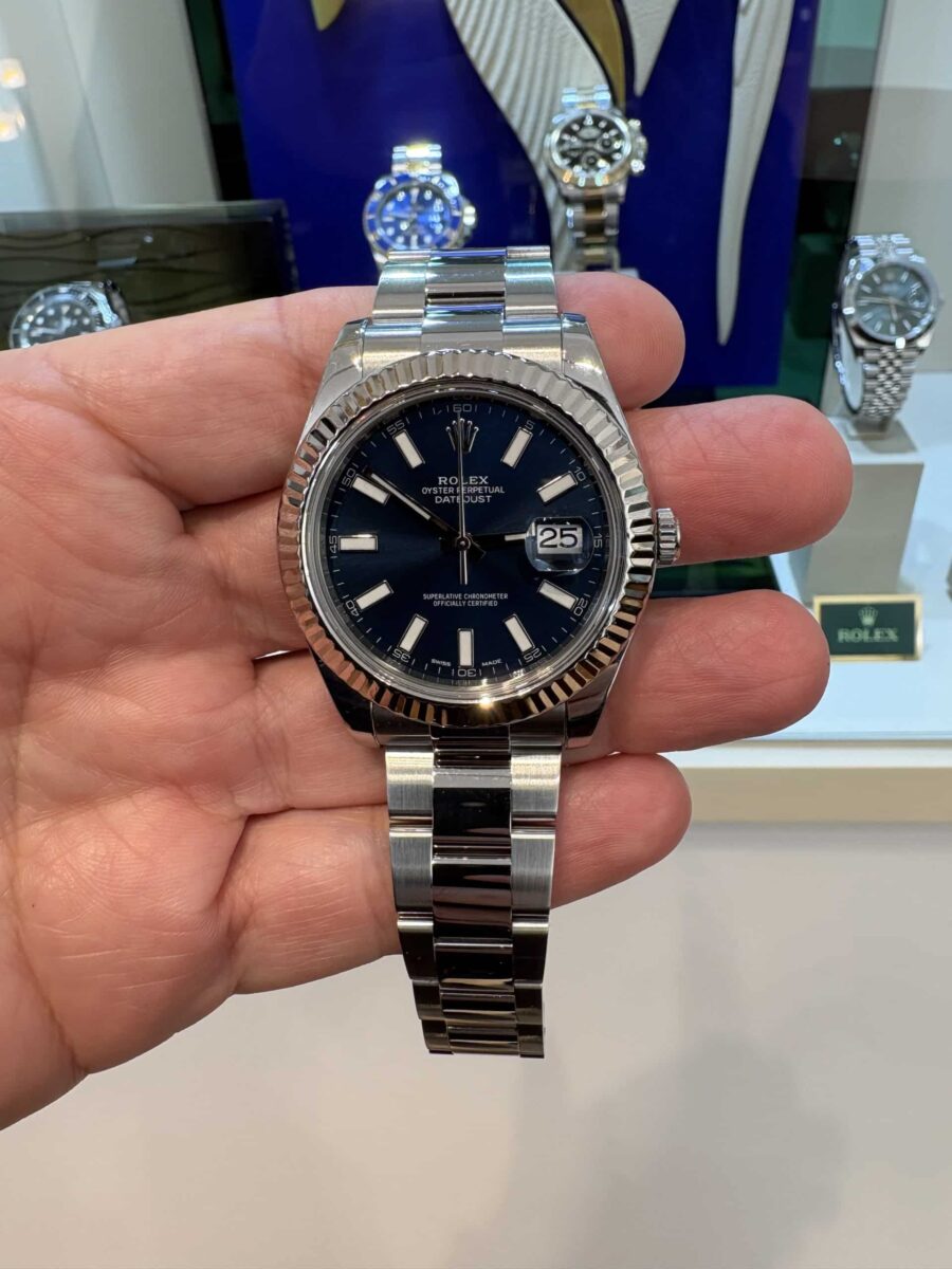 Rolex Datejust 2 41mm Blue dial ref.116334 | Gothelf A. Watches — 3