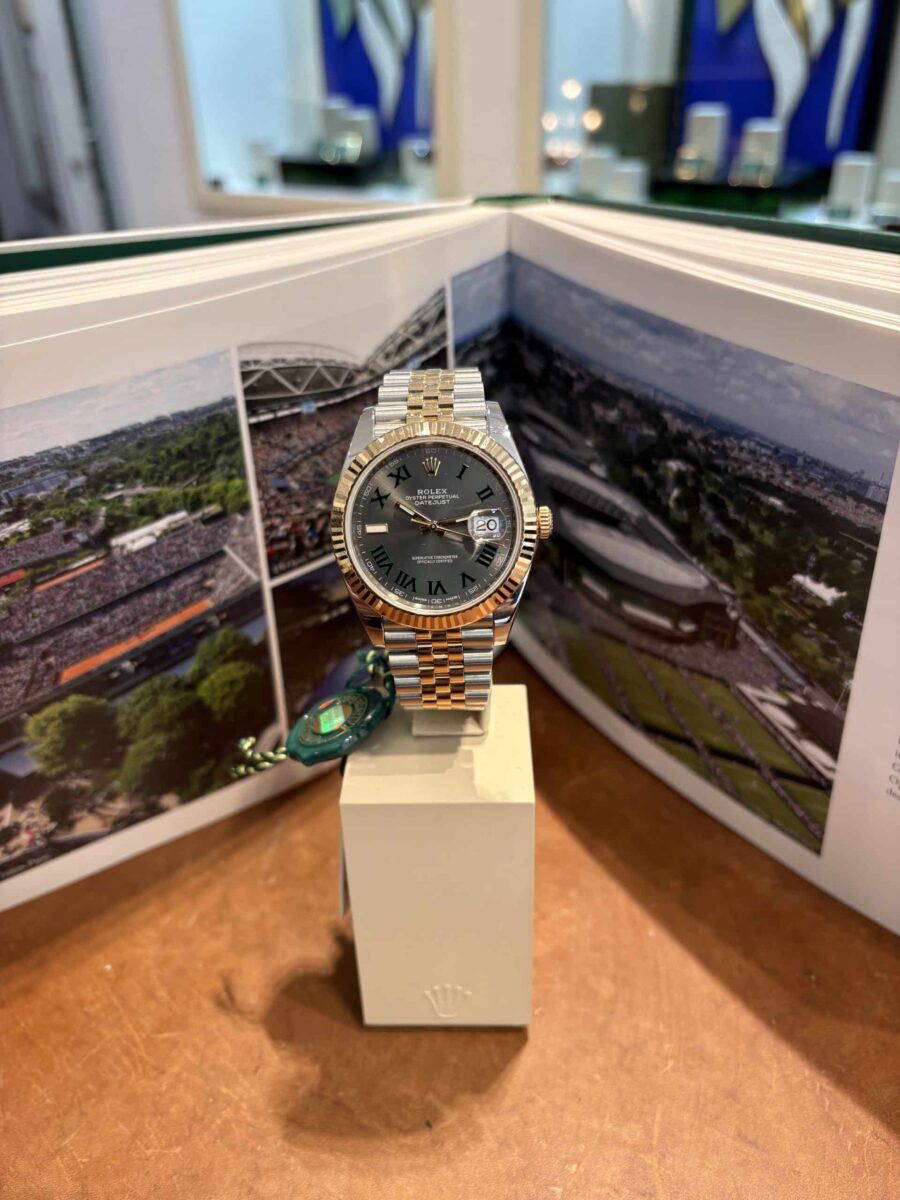 Rolex Datejust 41mm Wimbledon Steel and 18K Yellow Gold ref.126333 from 2020 | Gothelf A. Watches — 5