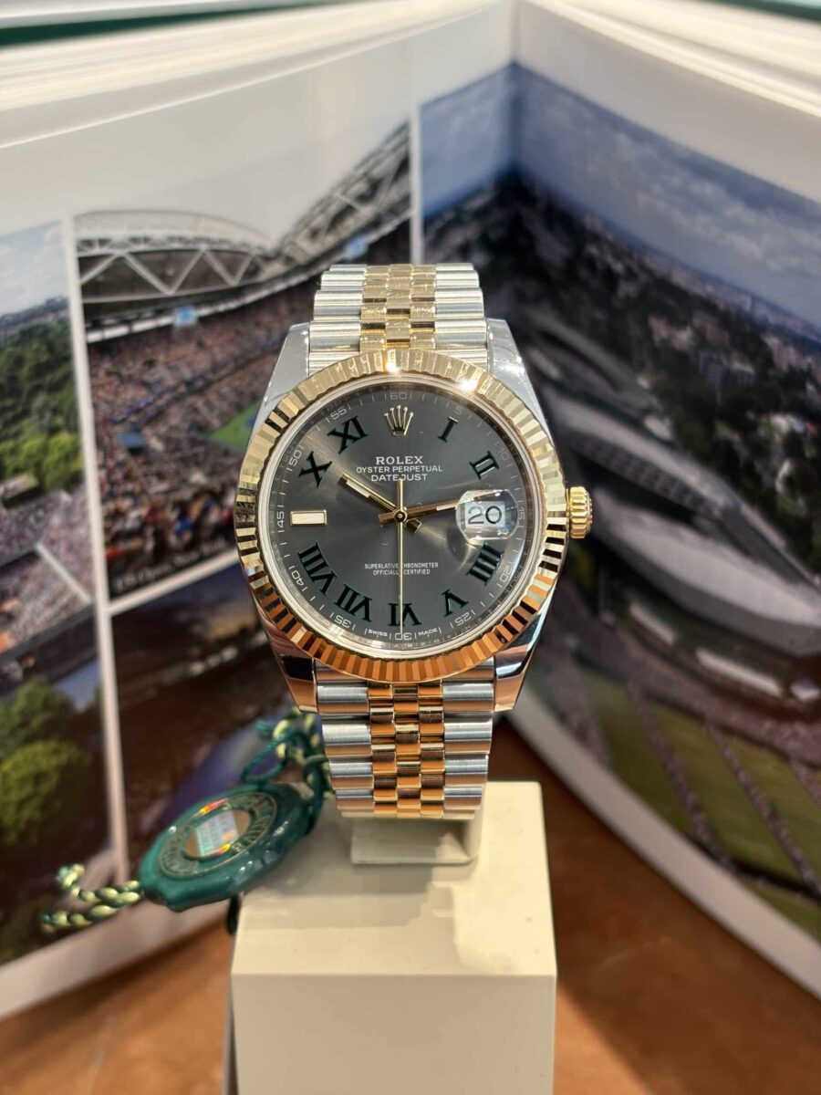 Rolex Datejust 41mm Wimbledon Steel and 18K Yellow Gold ref.126333 from 2020 | Gothelf A. Watches — 4