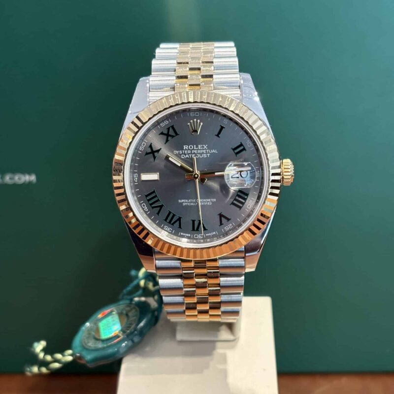 Rolex Datejust 41mm Wimbledon Steel and 18K Yellow Gold ref.126333 from 2020 | Gothelf A. Watches
