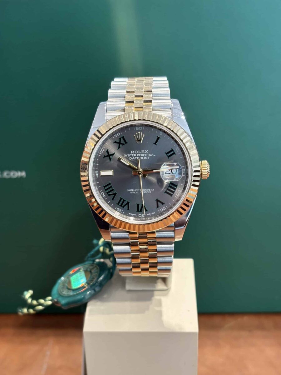 Rolex Datejust 41mm Wimbledon Steel and 18K Yellow Gold ref.126333 from 2020 | Gothelf A. Watches