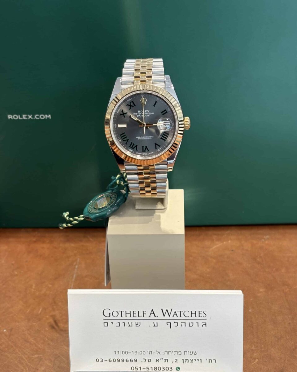 Rolex Datejust 41mm Wimbledon Steel and 18K Yellow Gold ref.126333 from 2020 | Gothelf A. Watches — 2