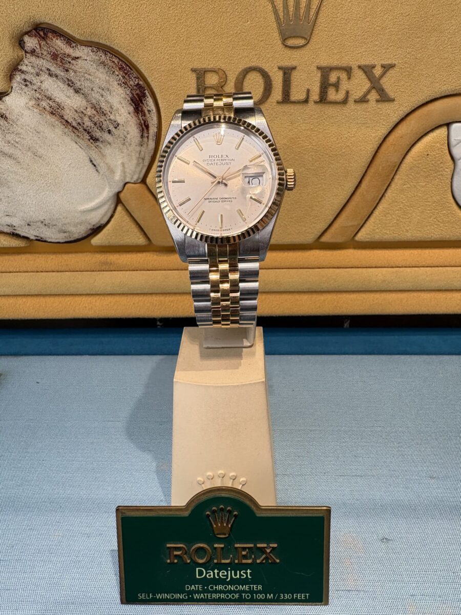 Rolex Datejust 36mm Steel+18k Yellow Gold Vintage pre-owned-1987 ref.16013 | Gothelf A. Watches — 5
