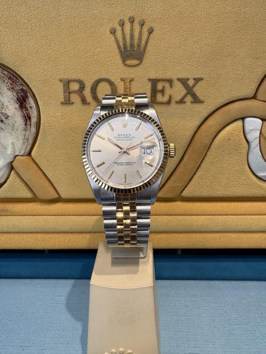 Rolex Datejust 36mm Steel+18k Yellow Gold Vintage pre-owned-1987 ref.16013 | Gothelf A. Watches