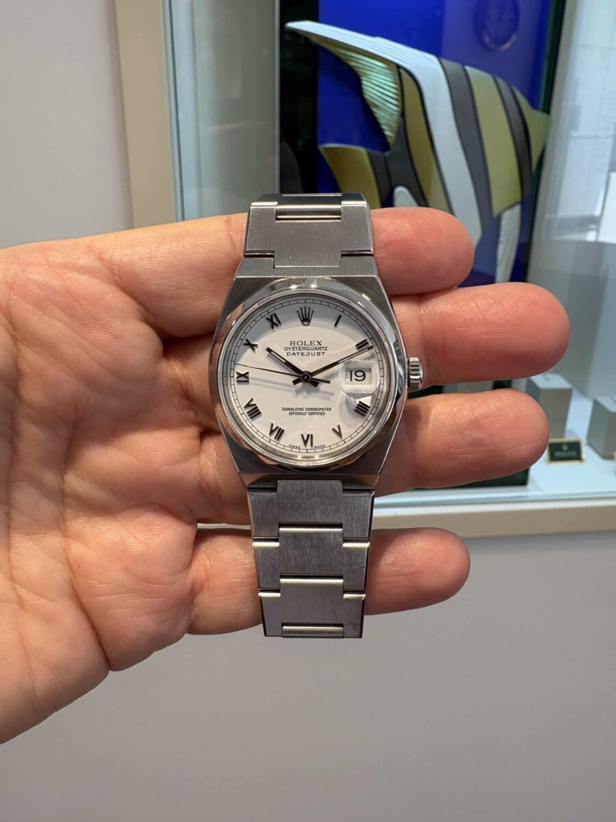 Rolex Datejust Steel Oysterquartz 36mm Ref.17000 Pre-owned 2001 Collector’s Watch | Gothelf A. Watches — 2