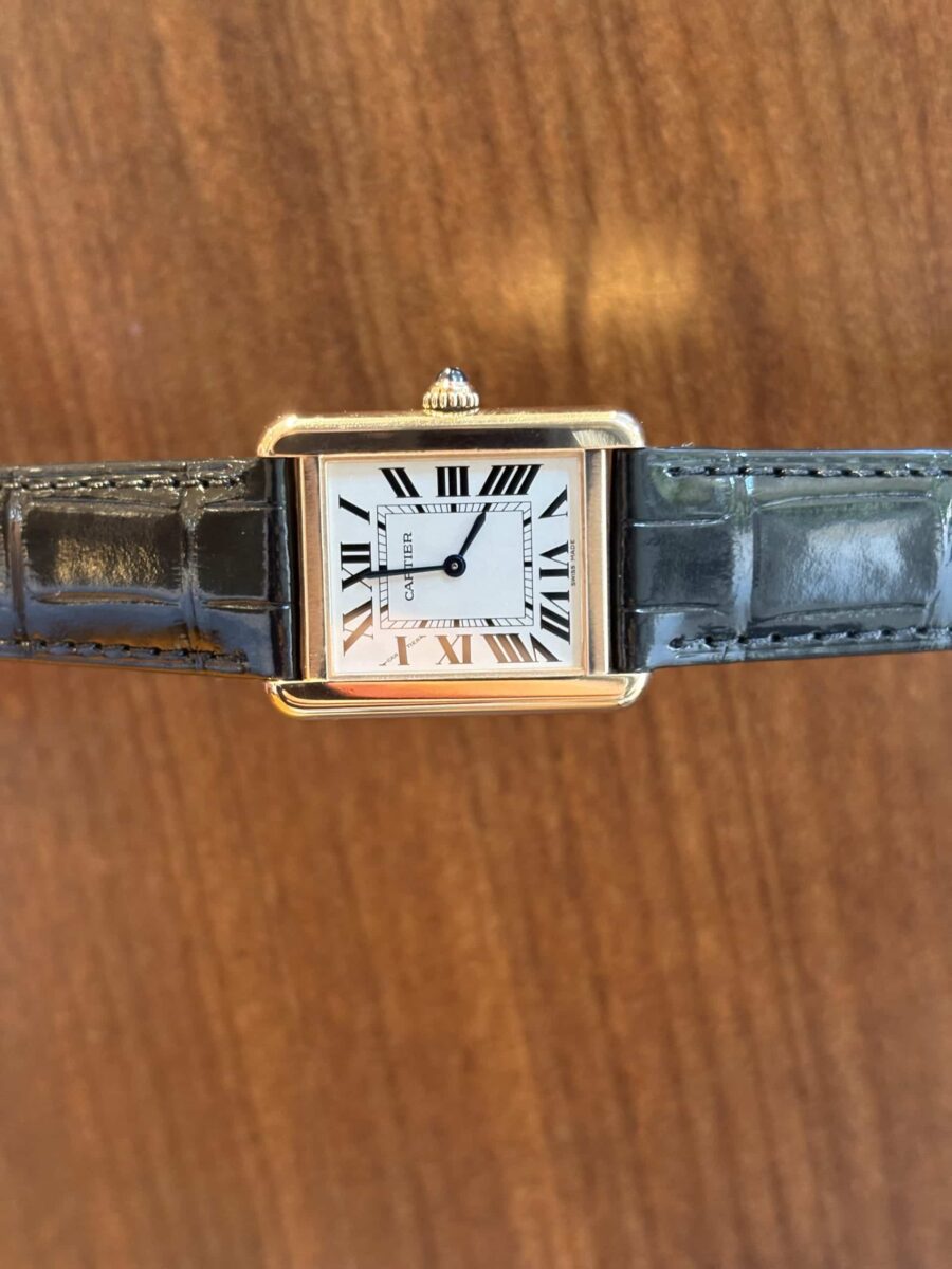 Cartier Tank Solo Rose Gold 24/31mm | Gothelf A. Watches — 3