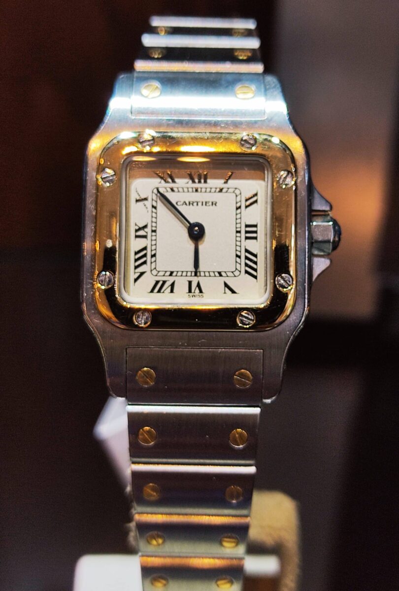 Cartier Santos Ladies Steel & Yellow Gold | Gothelf A. Watches