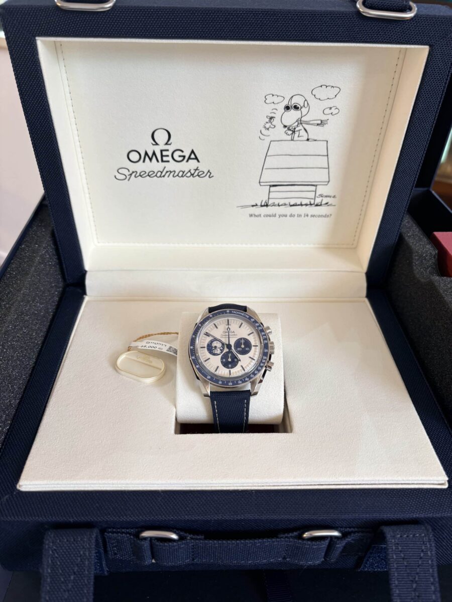 Omega Speedmaster Silver Snoopy Award 50th Anniversary NEW!! | Gothelf A. Watches — 6