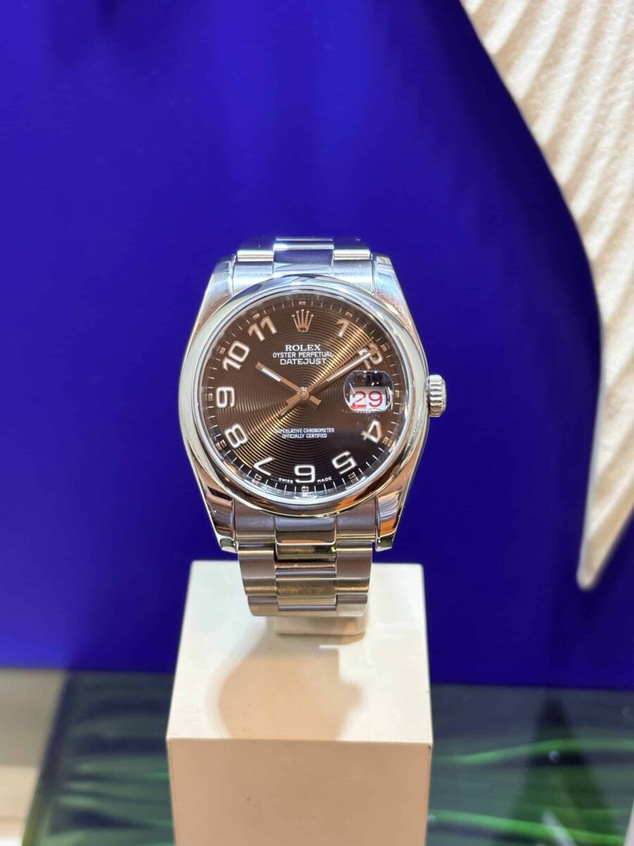 Rolex Datejust 36mm Steel Black Concentric Dial Roulette | Gothelf A. Watches — 5