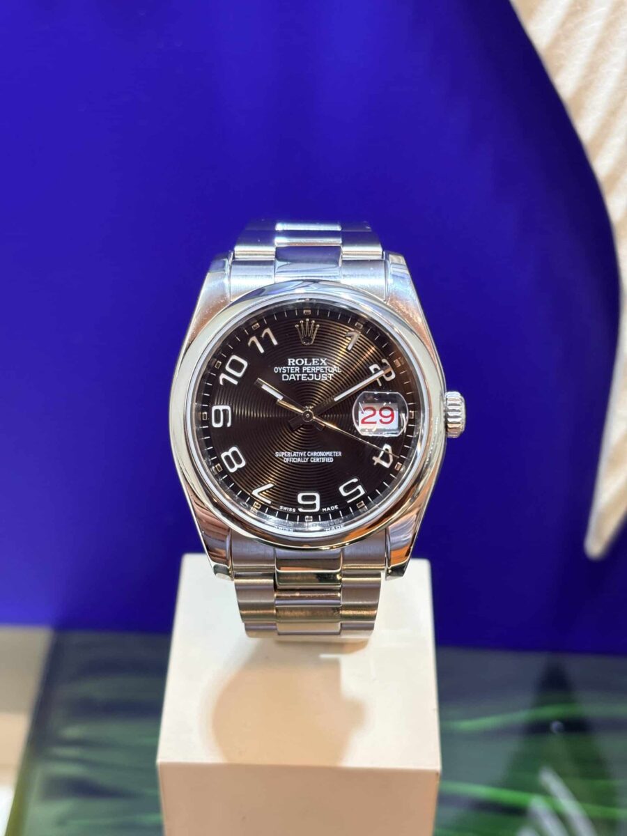 Rolex Datejust 36mm Steel Black Concentric Dial Roulette | Gothelf A. Watches