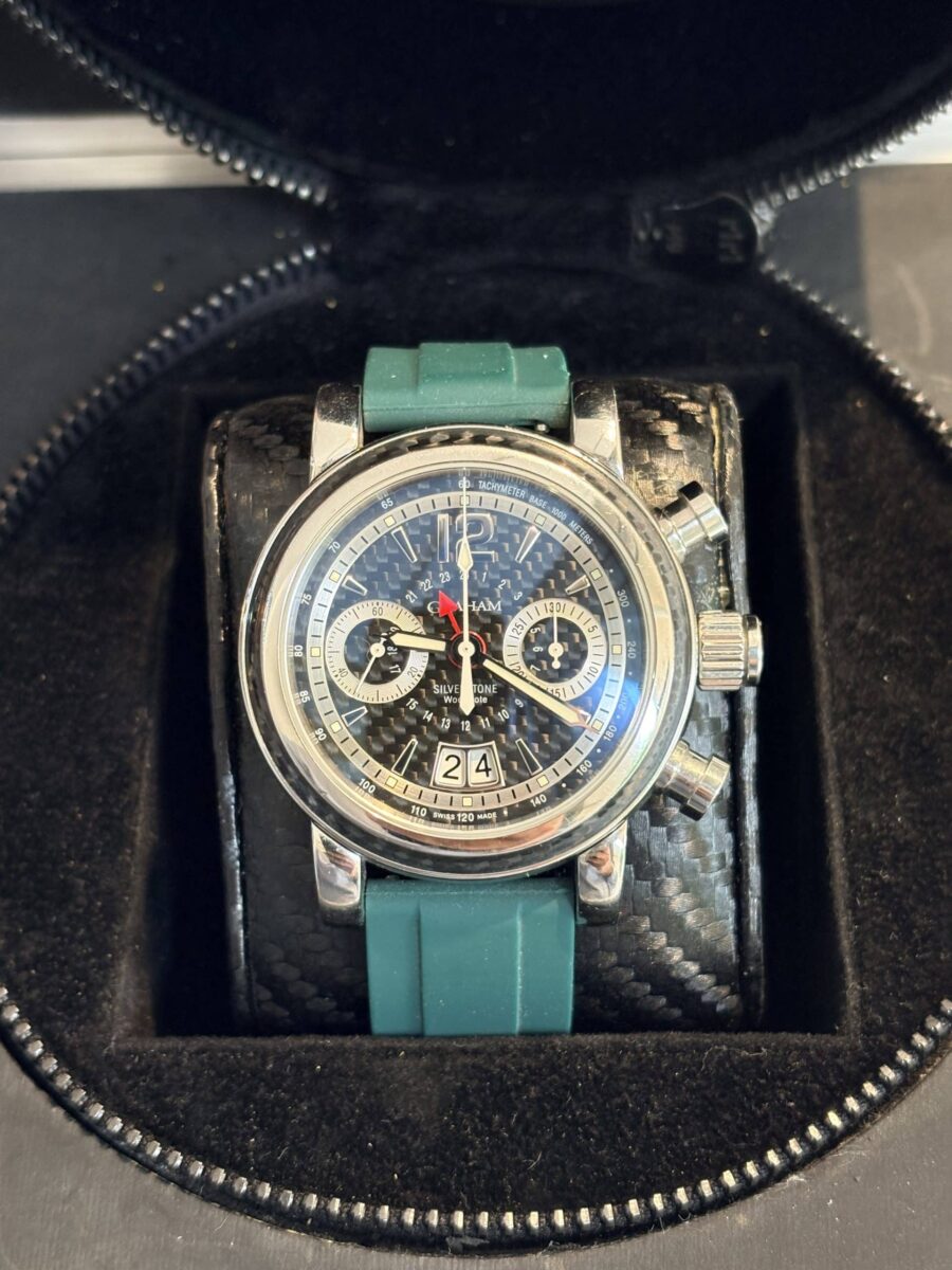 Graham Chronograph Grand Silverstone Woodcote Limited Edition Swiss Automatic 44mm Men watch | Gothelf A. Watches — 6