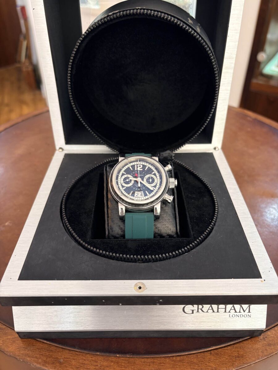 Graham Chronograph Grand Silverstone Woodcote Limited Edition Swiss Automatic 44mm Men watch | Gothelf A. Watches — 5
