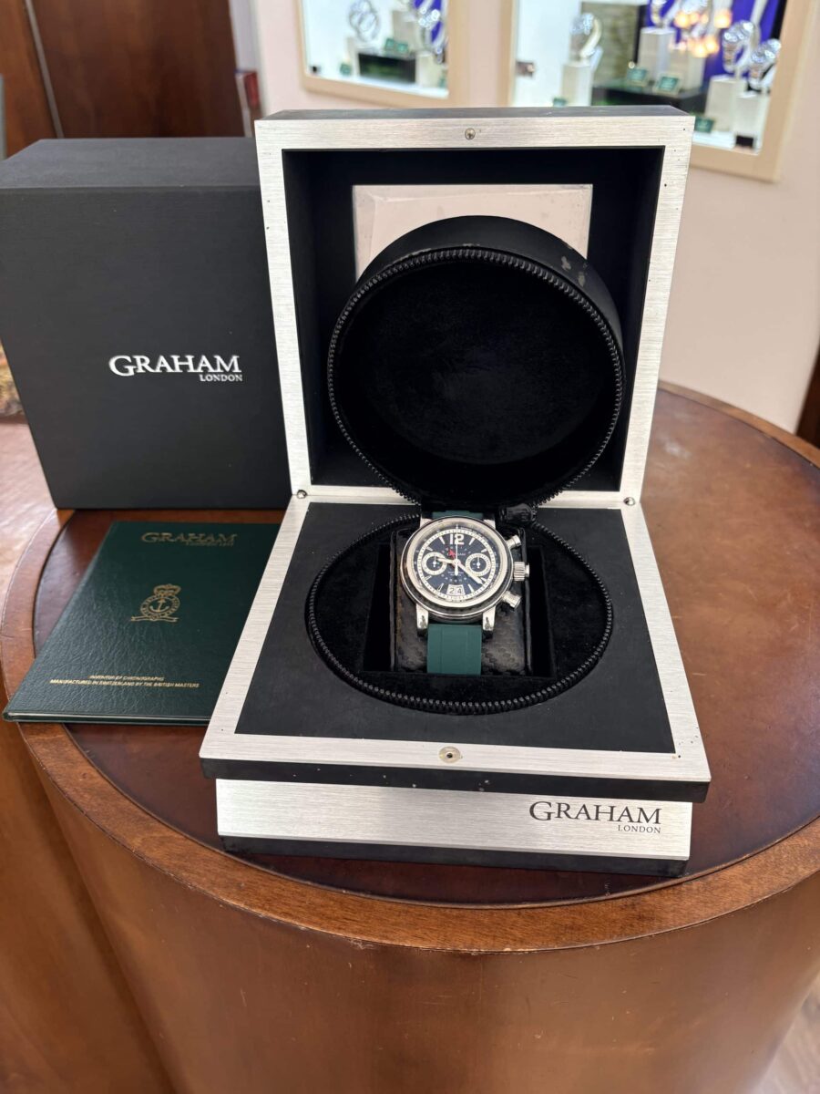 Graham Chronograph Grand Silverstone Woodcote Limited Edition Swiss Automatic 44mm Men watch | Gothelf A. Watches — 3