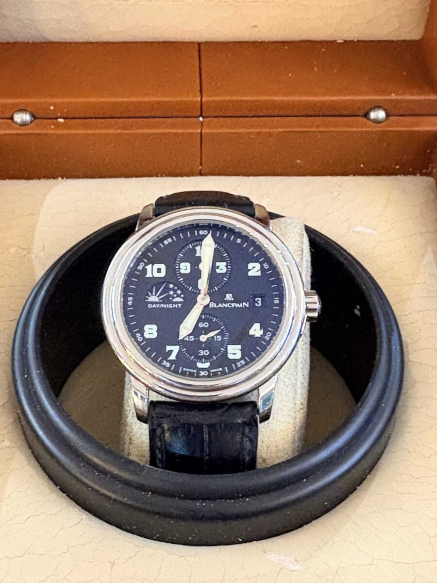 Blancpain Leman Double Time Zone Steel 38mm ref.2160-1130 | Gothelf A. Watches — 3