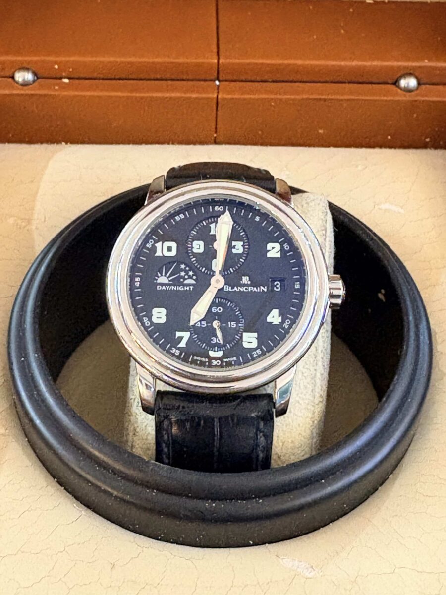 Blancpain Leman Double Time Zone Steel 38mm ref.2160-1130 | Gothelf A. Watches