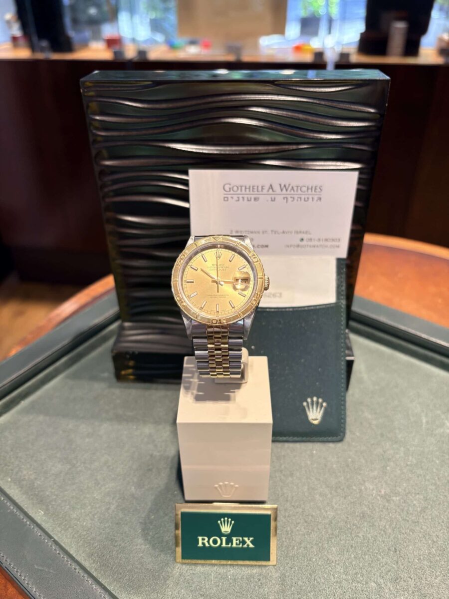 Rolex Datejust Turn-O-Graph Steel & 18k Yellow Gold 36mm Ref.16263 + Papers!! | Gothelf A. Watches — 6