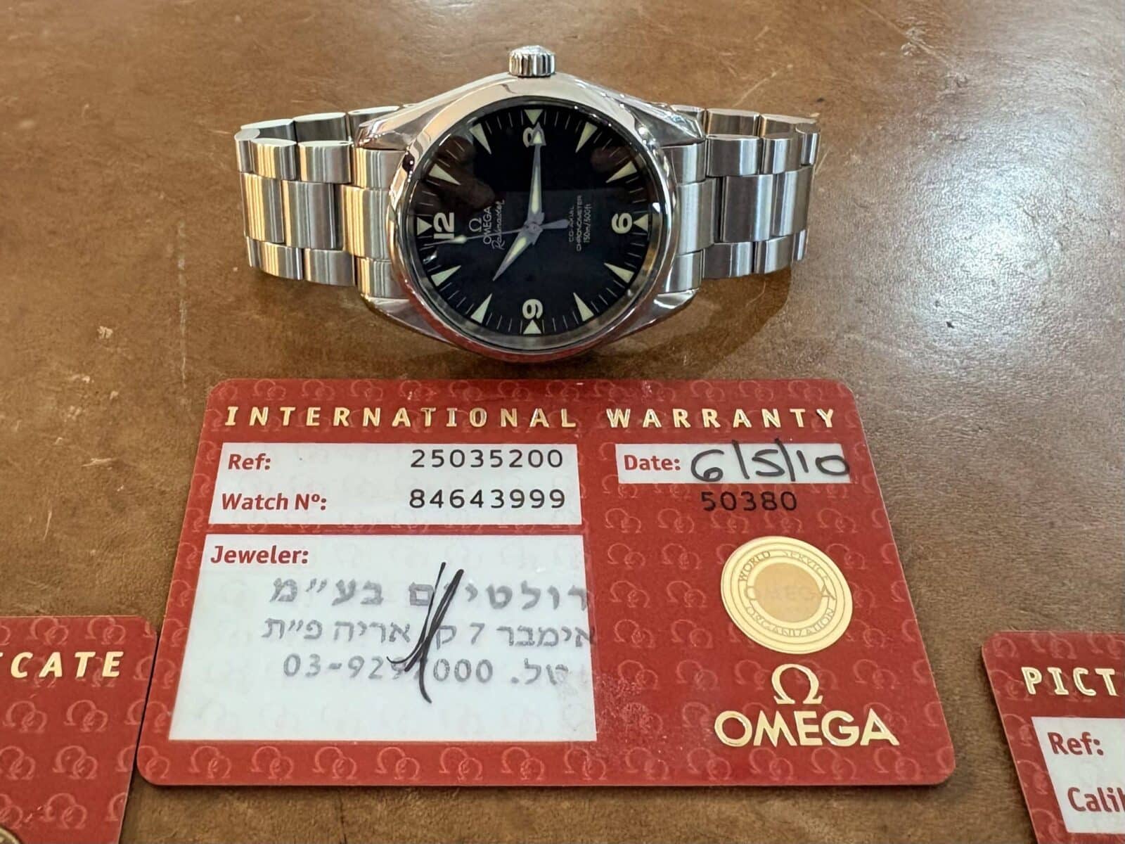 Omega Seamaster Railmaster 39mm ref.25035200 | Gothelf A. Watches — 2