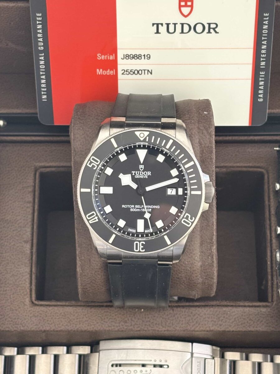 Tudor Pelagos Titanium Pre-owned 2018 full set | Gothelf A. Watches