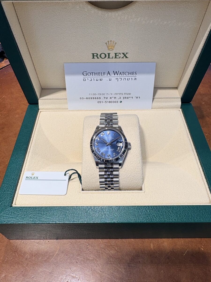 Rolex Datejust Ladies 31mm Blue Roman Dial 2025 | Gothelf A. Watches — 2