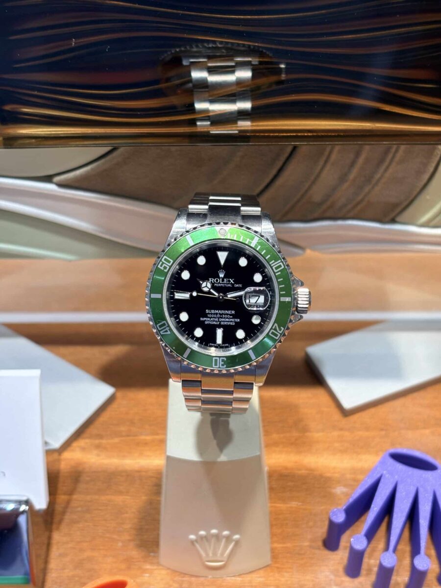 Rolex Submariner Anniversary Kermit Green Bezel 16610 LV | Gothelf A. Watches — 2