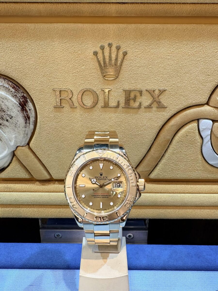 Rolex Yacht-Master 40mm 18K Yellow Gold Ref.16628 with Papers 1998!! | Gothelf A. Watches — 3