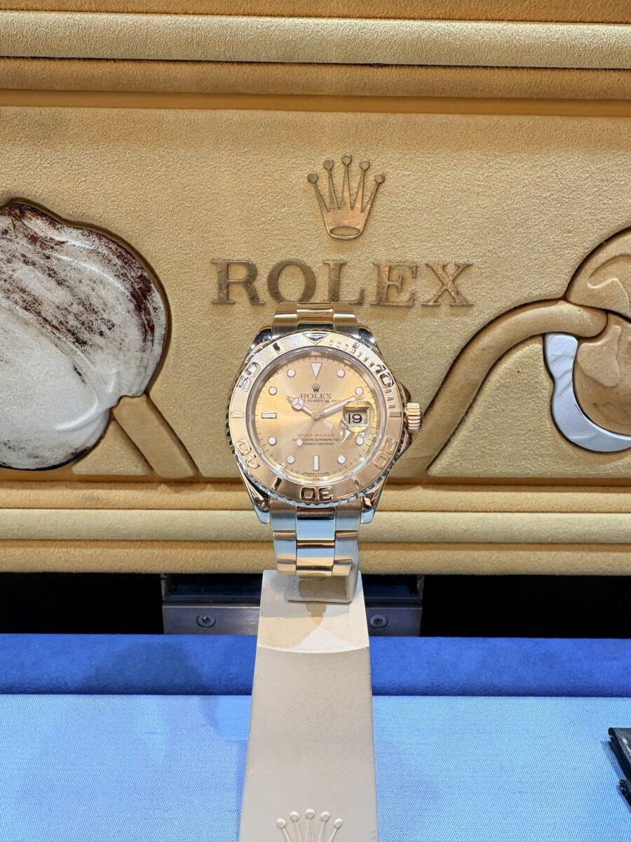 Rolex Yacht-Master 40mm 18K Yellow Gold Ref.16628 with Papers 1998!! | Gothelf A. Watches — 4