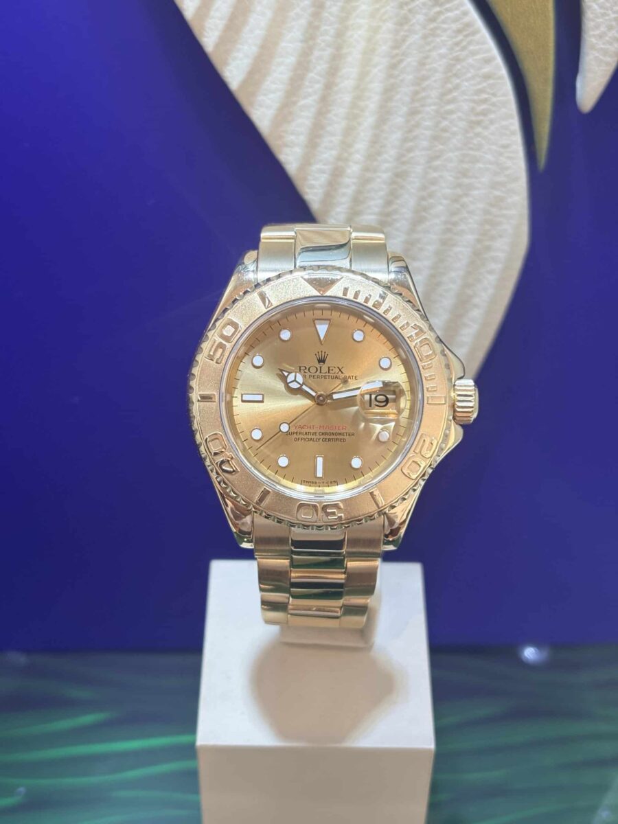 Rolex Yacht-Master 40mm 18K Yellow Gold Ref.16628 with Papers 1998!! | Gothelf A. Watches — 2