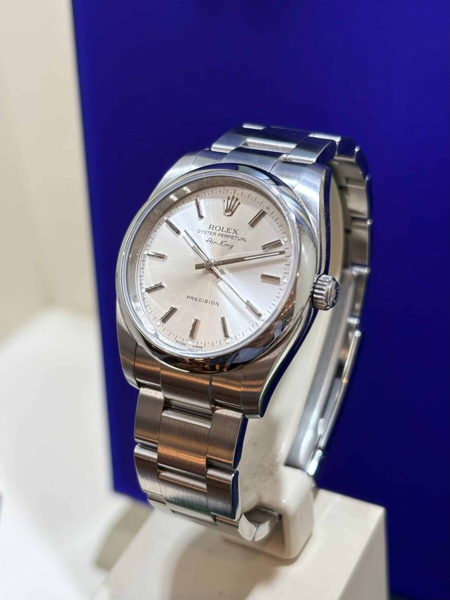 Rolex Oyster Perpetual Air King 34 mm Silver Dial ref.114210 | Gothelf A. Watches — 2
