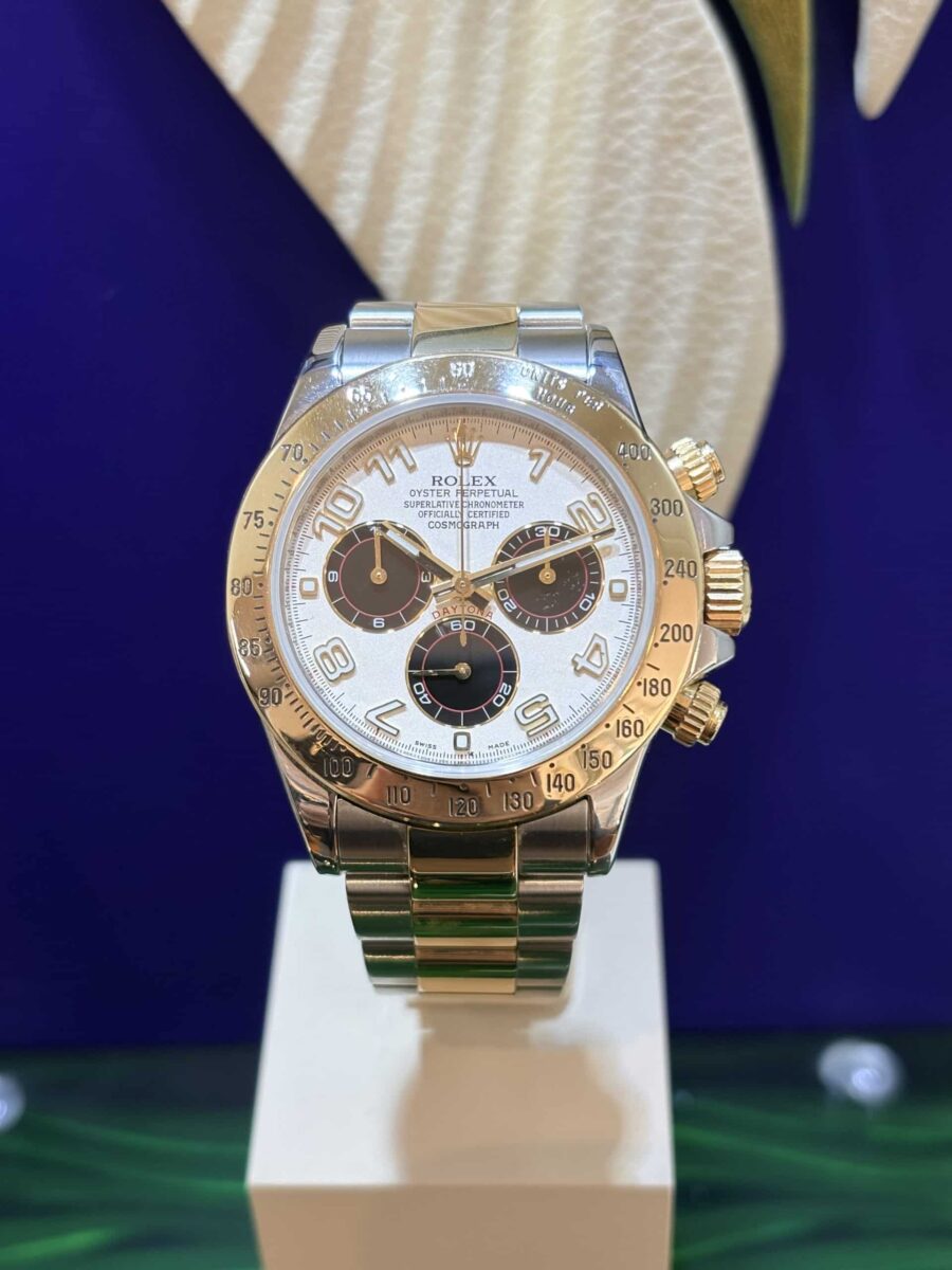 Rolex Daytona Steel & Yellow Gold Panda Dial | Gothelf A. Watches — 4
