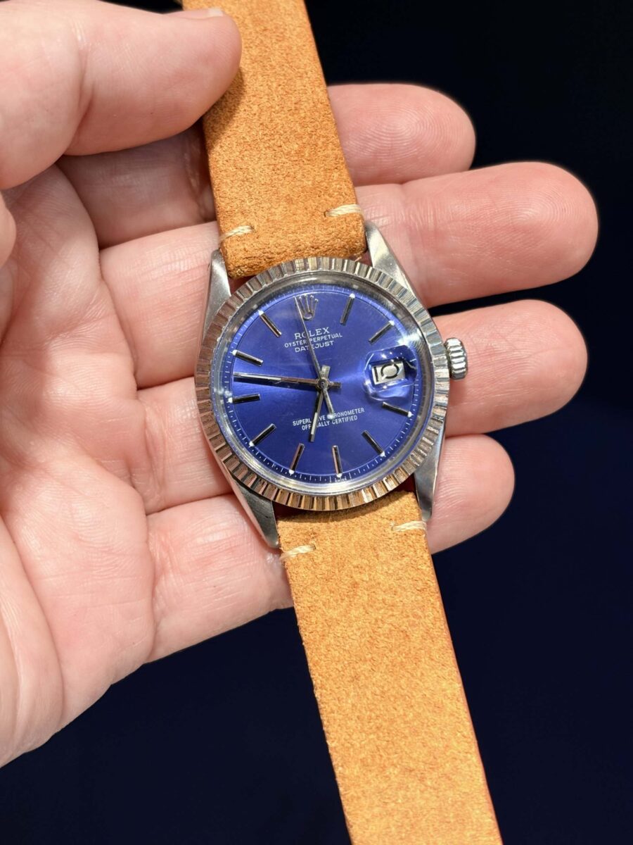 Rolex Datejust 1601 Vintage Blue Dial 36mm Steel Pre-owned 1978 | Gothelf A. Watches — 2