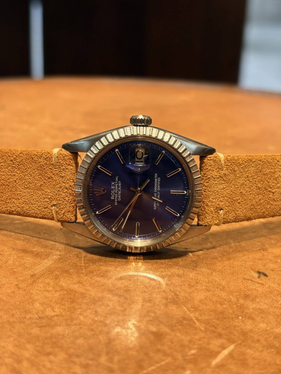 Rolex Datejust 1601 Vintage Blue Dial 36mm Steel Pre-owned 1978 | Gothelf A. Watches — 4