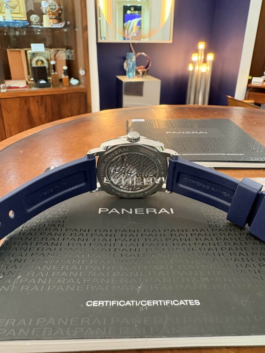 Panerai – Radiomir Mediterraneo GMT 3-Days Automatic Steel 45mm Blue Rubber Strap PAM00945 | Gothelf A. Watches — 6