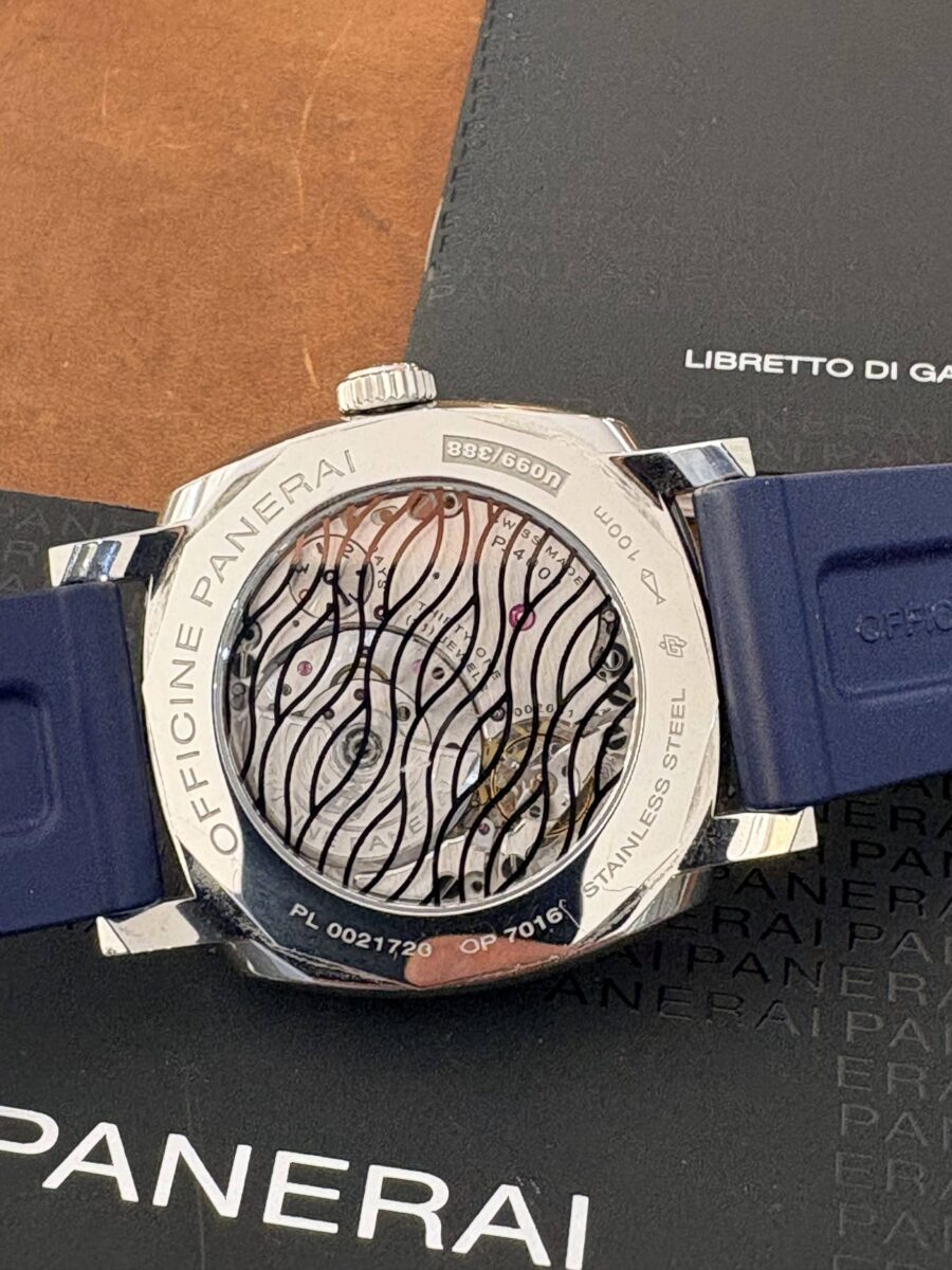 Panerai – Radiomir Mediterraneo GMT 3-Days Automatic Steel 45mm Blue Rubber Strap PAM00945 | Gothelf A. Watches — 5
