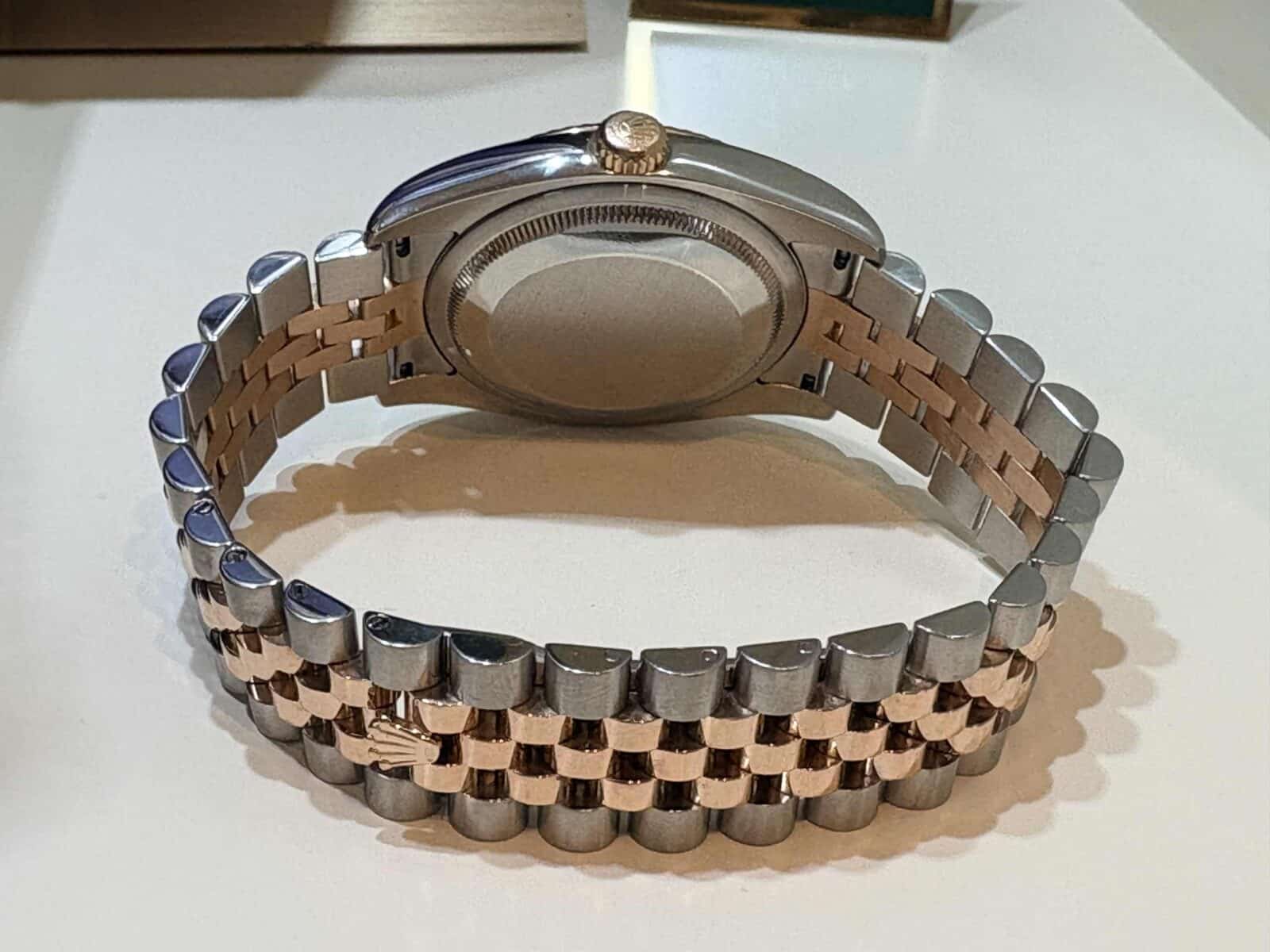 Rolex Datejust 36 mm Steel & 18K Rose Gold – Ref 116231 | Gothelf A. Watches — 4