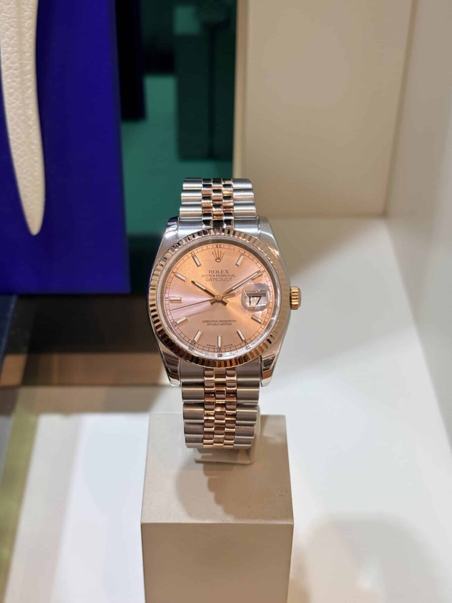 Rolex Datejust 36 mm Steel & 18K Rose Gold – Ref 116231 | Gothelf A. Watches — 3