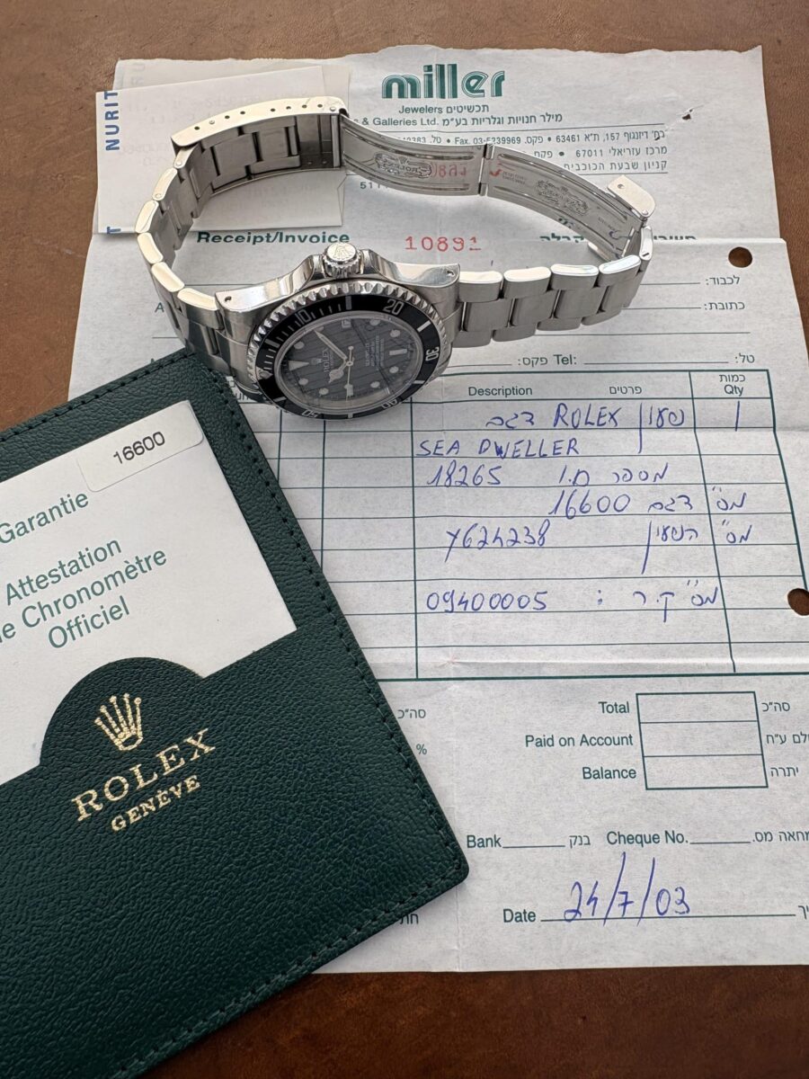 Rolex Sea Dweller 16600 40mm Divers watch Pre-owned 2003 | Gothelf A. Watches — 3