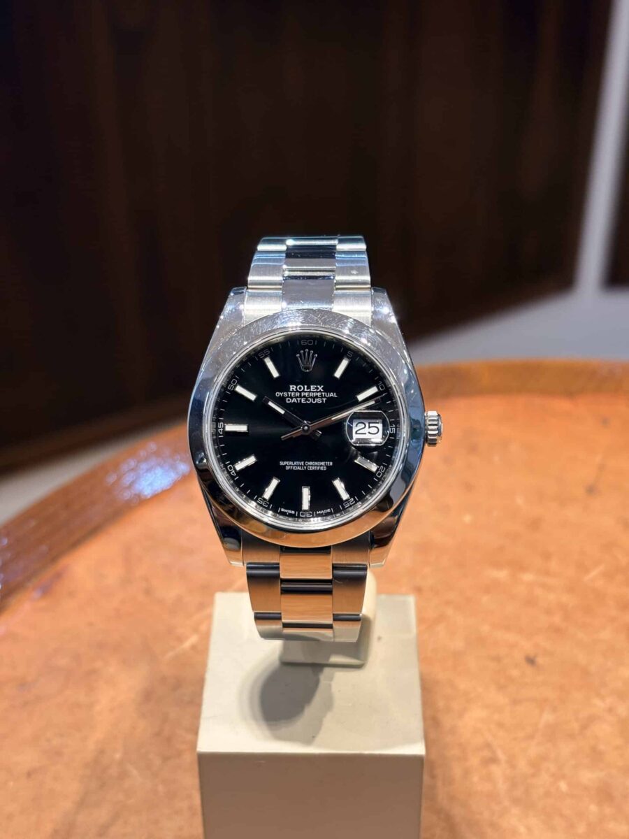 Rolex Datejust 41mm Steel Black Dial ref.126300 | Gothelf A. Watches — 3