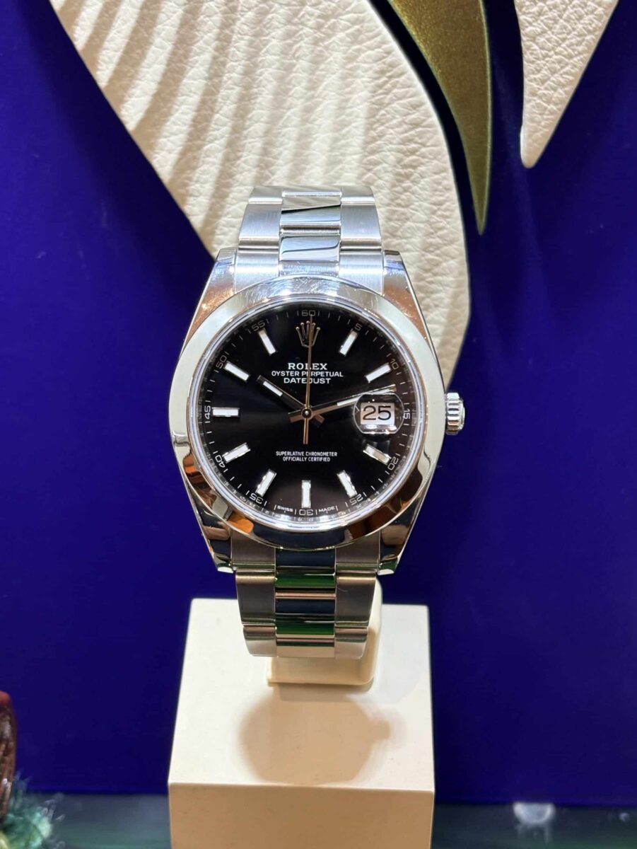 Rolex Datejust 41mm Steel Black Dial ref.126300 | Gothelf A. Watches — 2